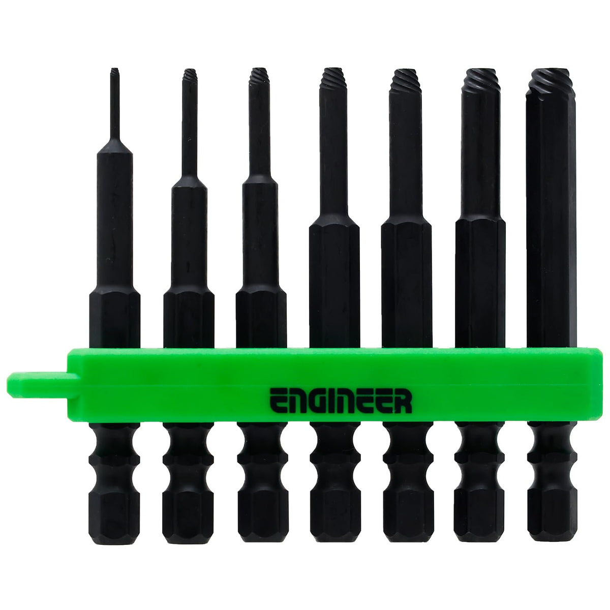 Engineer DBZ-401 Hex Socket Screw Extractor Set, 65mm Bits, Set of 7, Middle Set