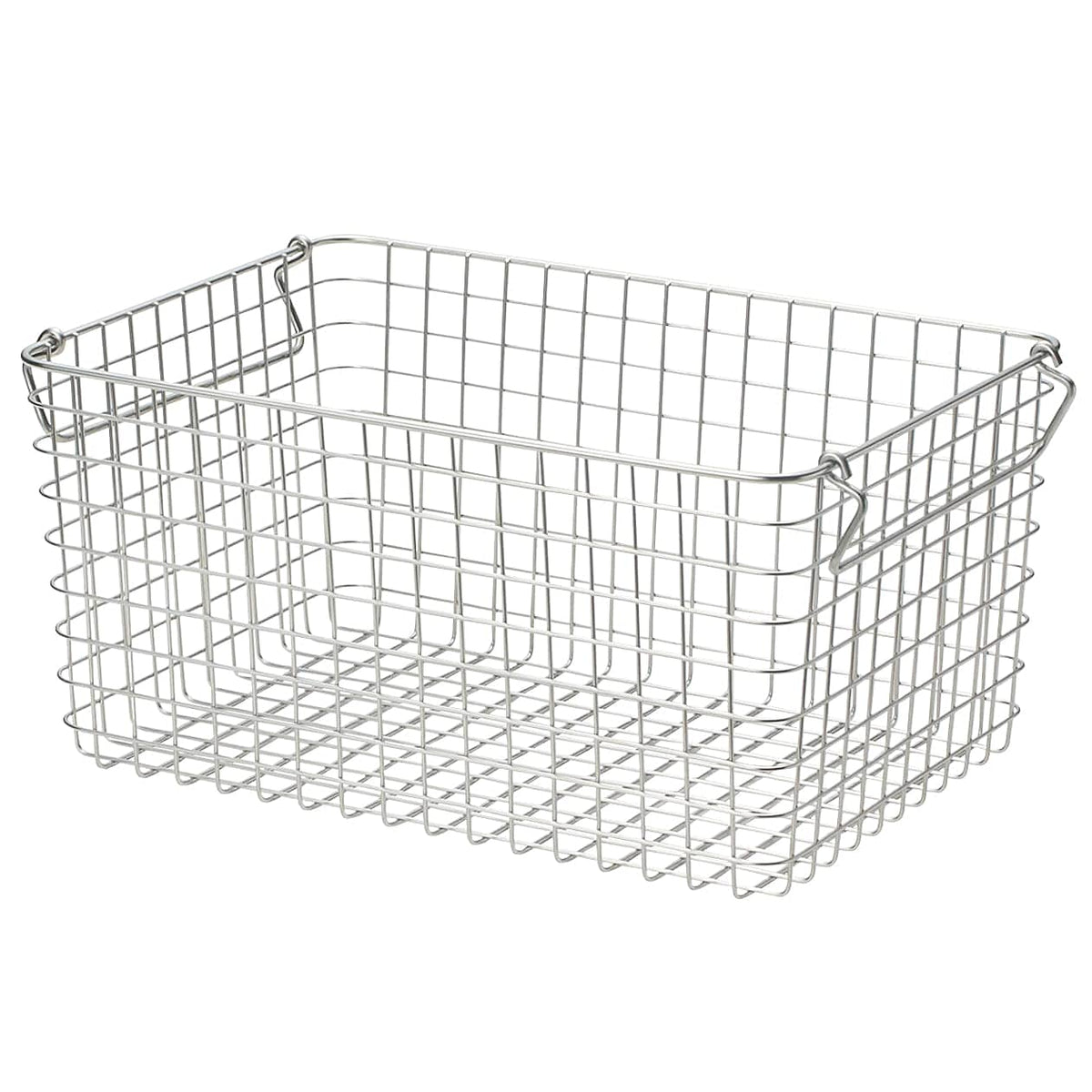 Muji 44831496 Stainless Steel Wire Basket 4, Approx. Width 14.6 x Depth 10.2 x Height 7.1 inches (37 x 26 x 18 cm)