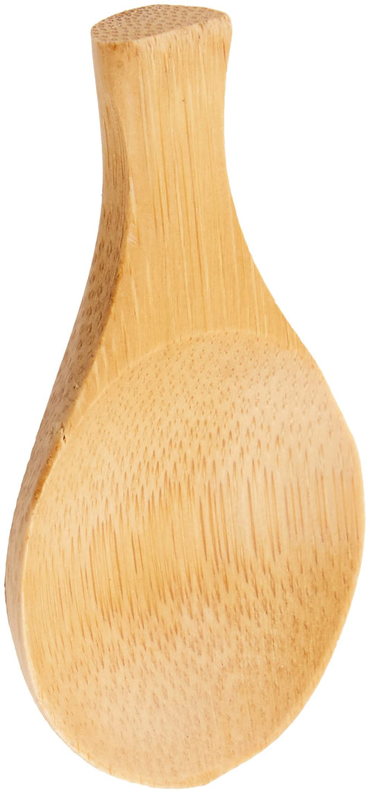 Alphax 907831 Tea Spoon, Bamboo, 3.0 x 1.7 inches (7.5 x 4.3 cm), Folk Art Bamboo Tea Spoon