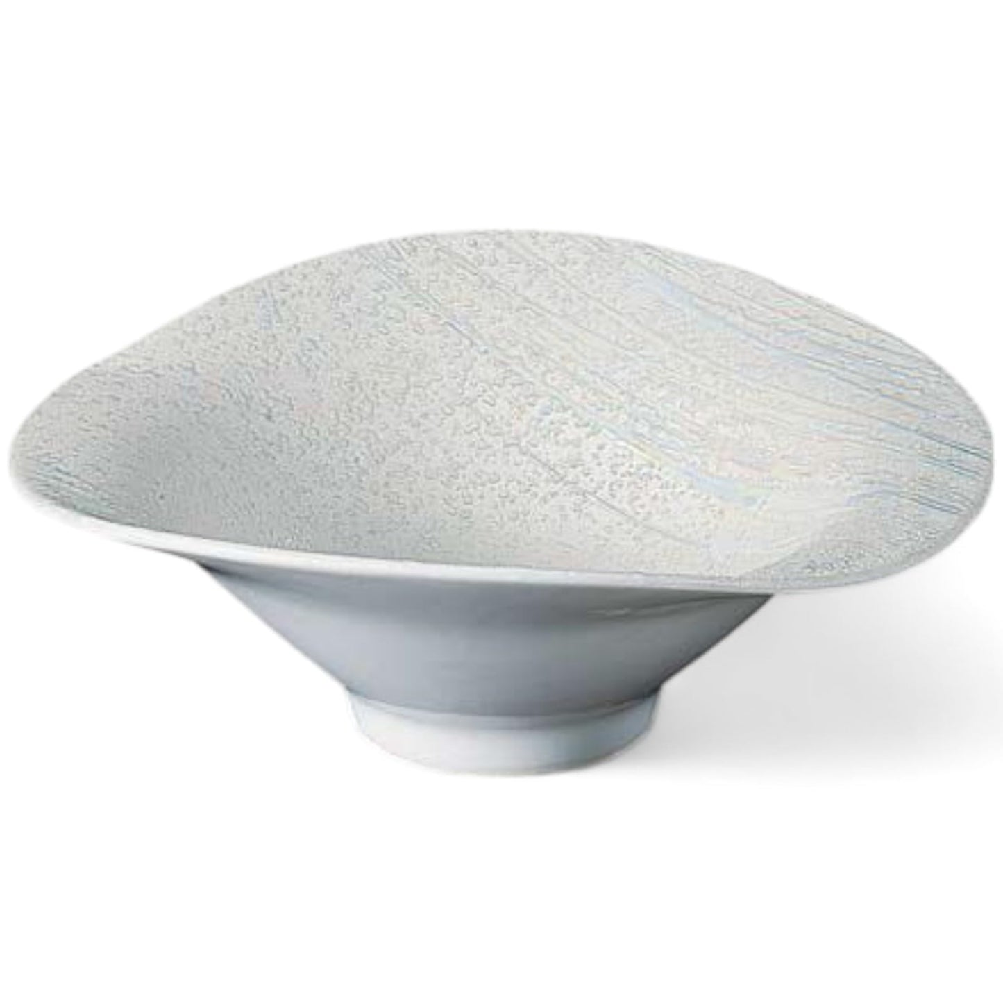匠美風(Sho Bifu) Takumikaze Arita Ware 7.1 inches (18 cm) Plate, Brush Blowing Raster, Morning Glory, Made in Japan
