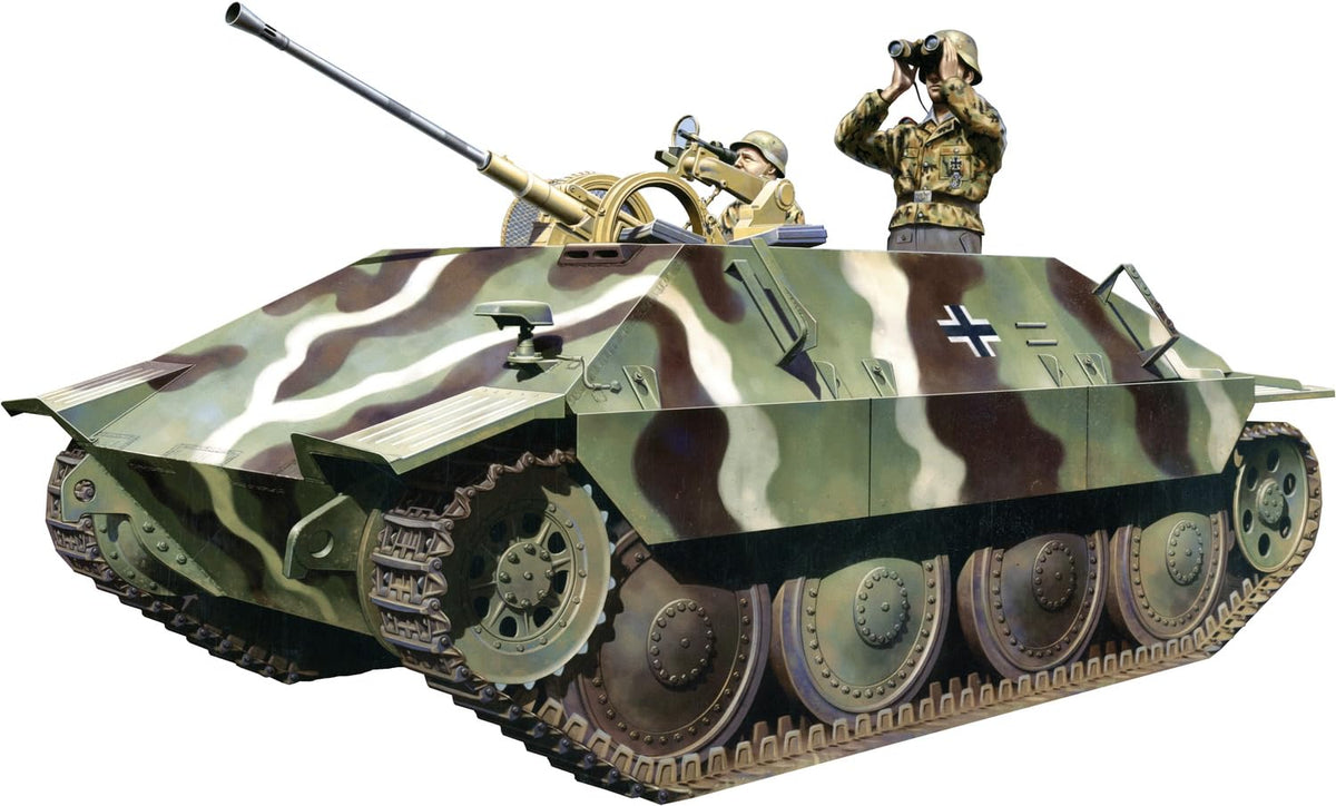 Platz DR6399F Dragon 1/35 WW2 German Hetzer Recovery Tank, 0.8 inches (2 cm), Includes Figure, Includes Figure