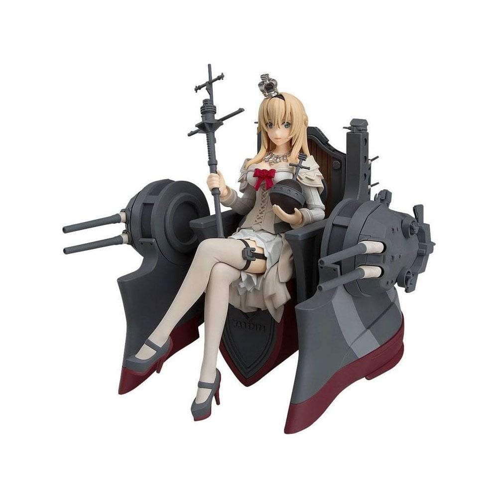 Max Factory Kancolle: Warspite Figma Action Figure, Brown, Beige, Grey, 6 inches