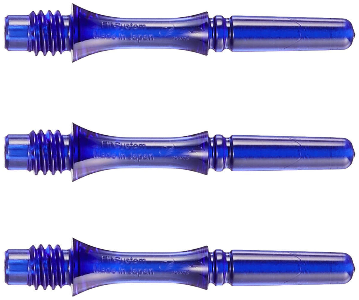Cosmodarts Fit Shaft Gear Shaft Slim Spin Clear D Blue 1