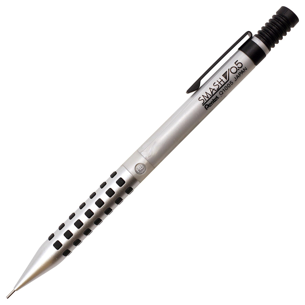Kiji Shoji Q1005-ZKS Pentel SMASH Limited Edition Japan Silver 0.02 inch (0.5 mm) Limited Color