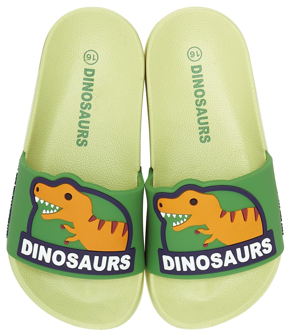 Skater SDSH16-A EVA Sandals for Kids, Shower Sandals, 6.3 inches (16 cm), 3-4 Years, Dinosaurus, Dinosaurus, Flip Flops
