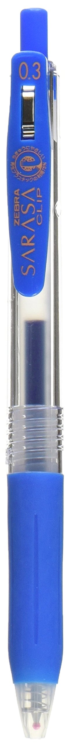 Zebra Sarasa Clip Pen 0.3 mm, Pale Blue (JJH15-PB)