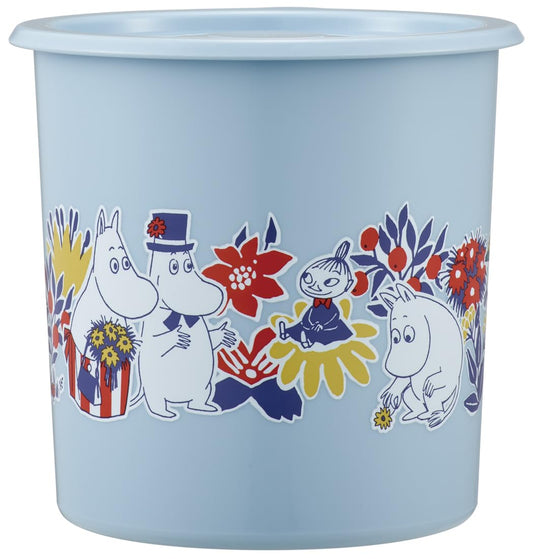 Skater SOT10-A One-Touch Seal Container, Large, 33.8 fl oz (1,000 ml), Sealed Container, Storage Container, Moomin