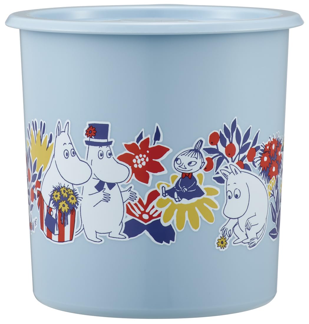 Skater SOT10-A One-Touch Seal Container, Large, 33.8 fl oz (1,000 ml), Sealed Container, Storage Container, Moomin