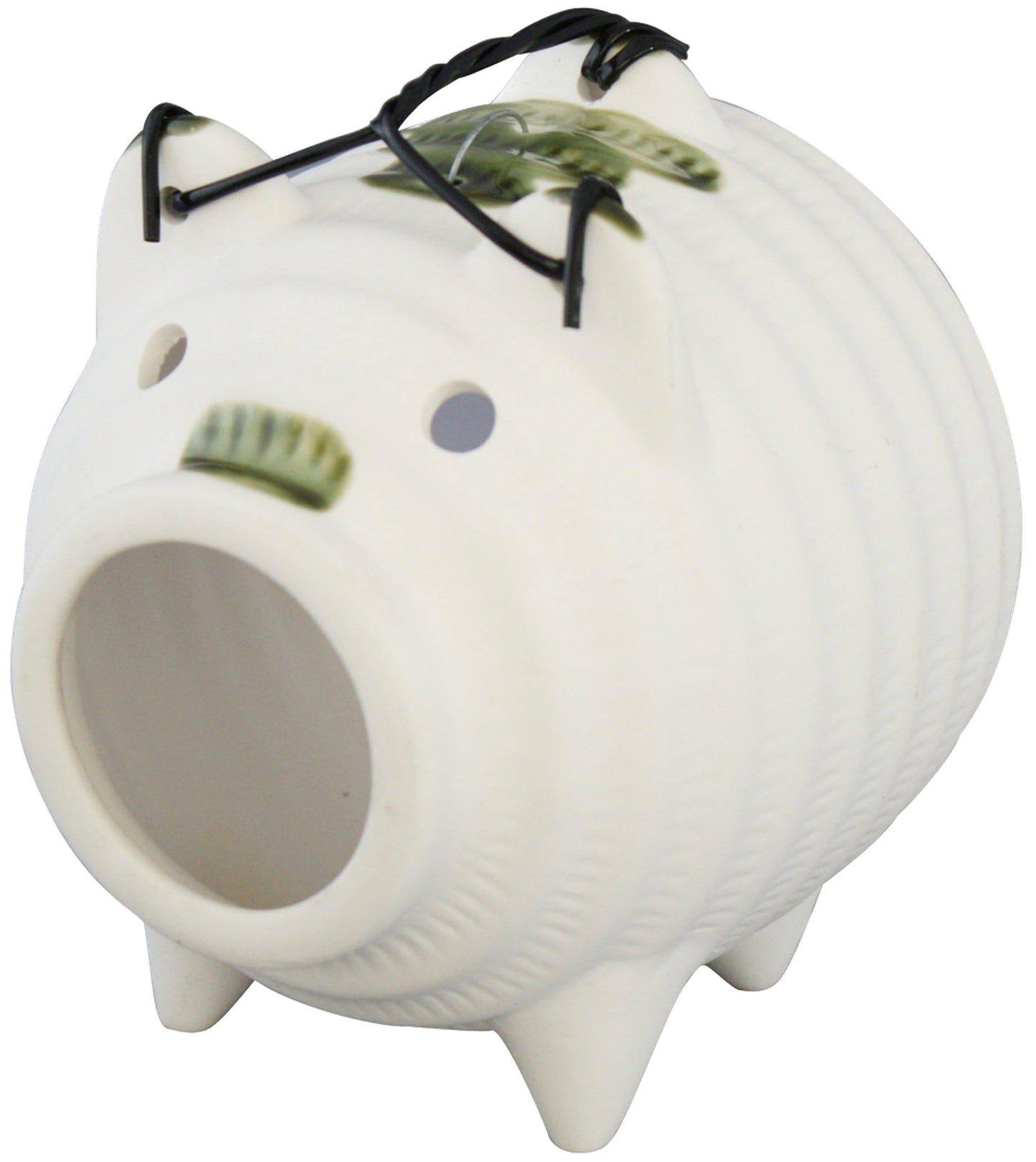 Banko Ware 08853 Mini Mosquito Repellent Incense, Pig, Mosquito Repellent Holder, Stand, White, Height 4.3 inches (11 cm), Made in Japan