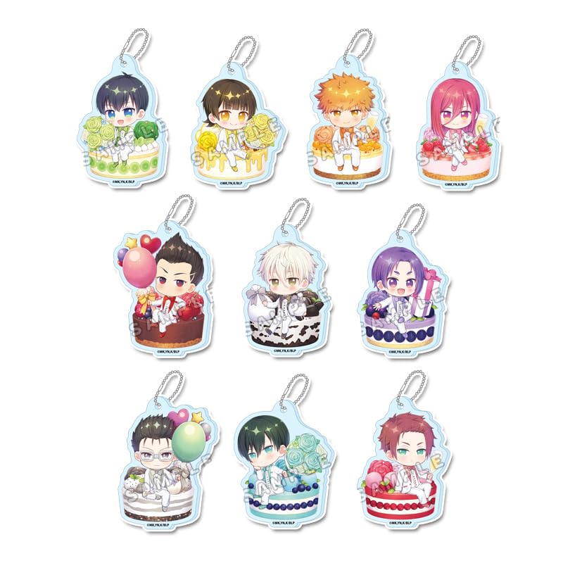 シーズナルプランツ(Seasonal Plants) Blue Rock Puchoco Trading Acrylic Key Holder Celebration Pack of 10 Box