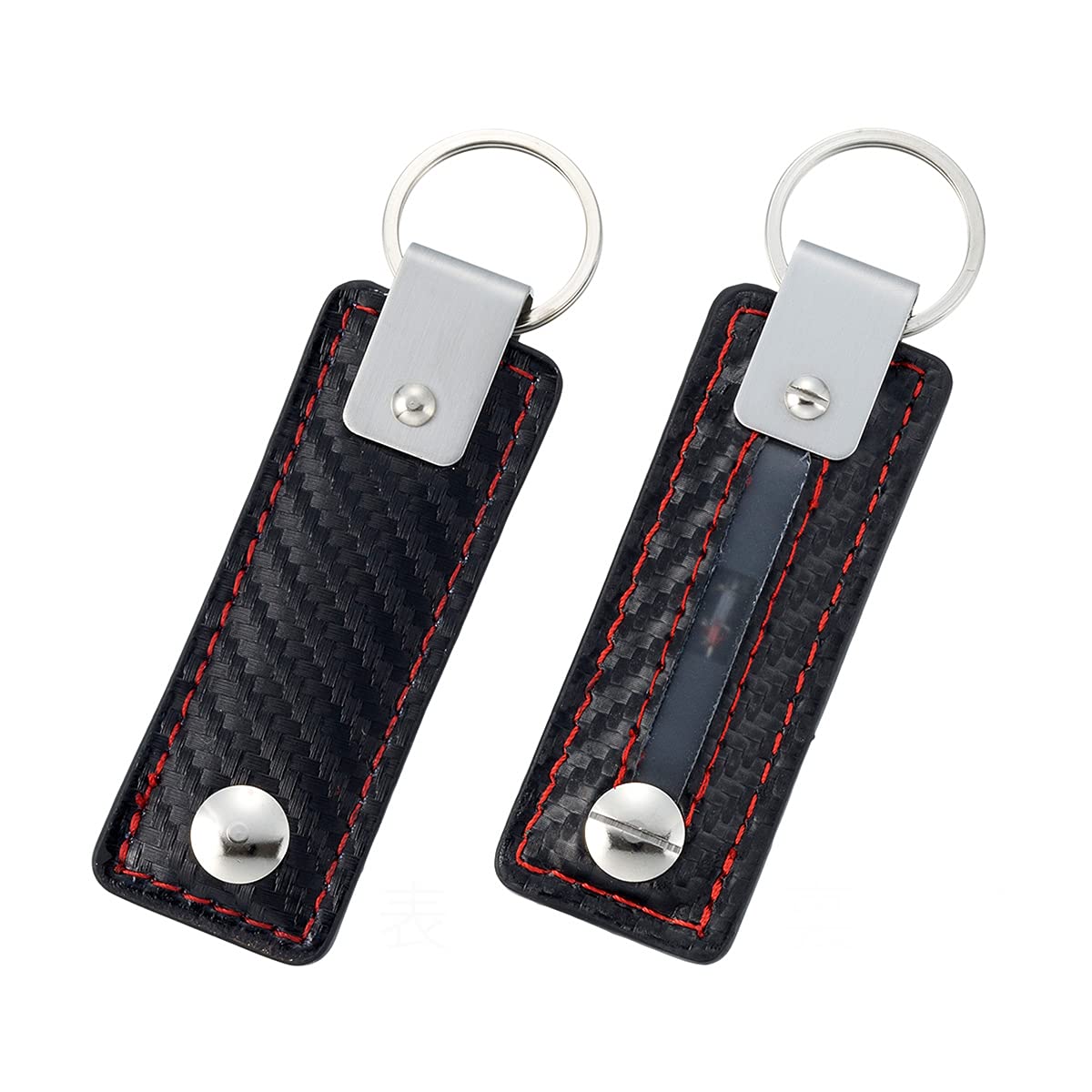 Hoshiko industry Leather earth key chain carbon black EF-60