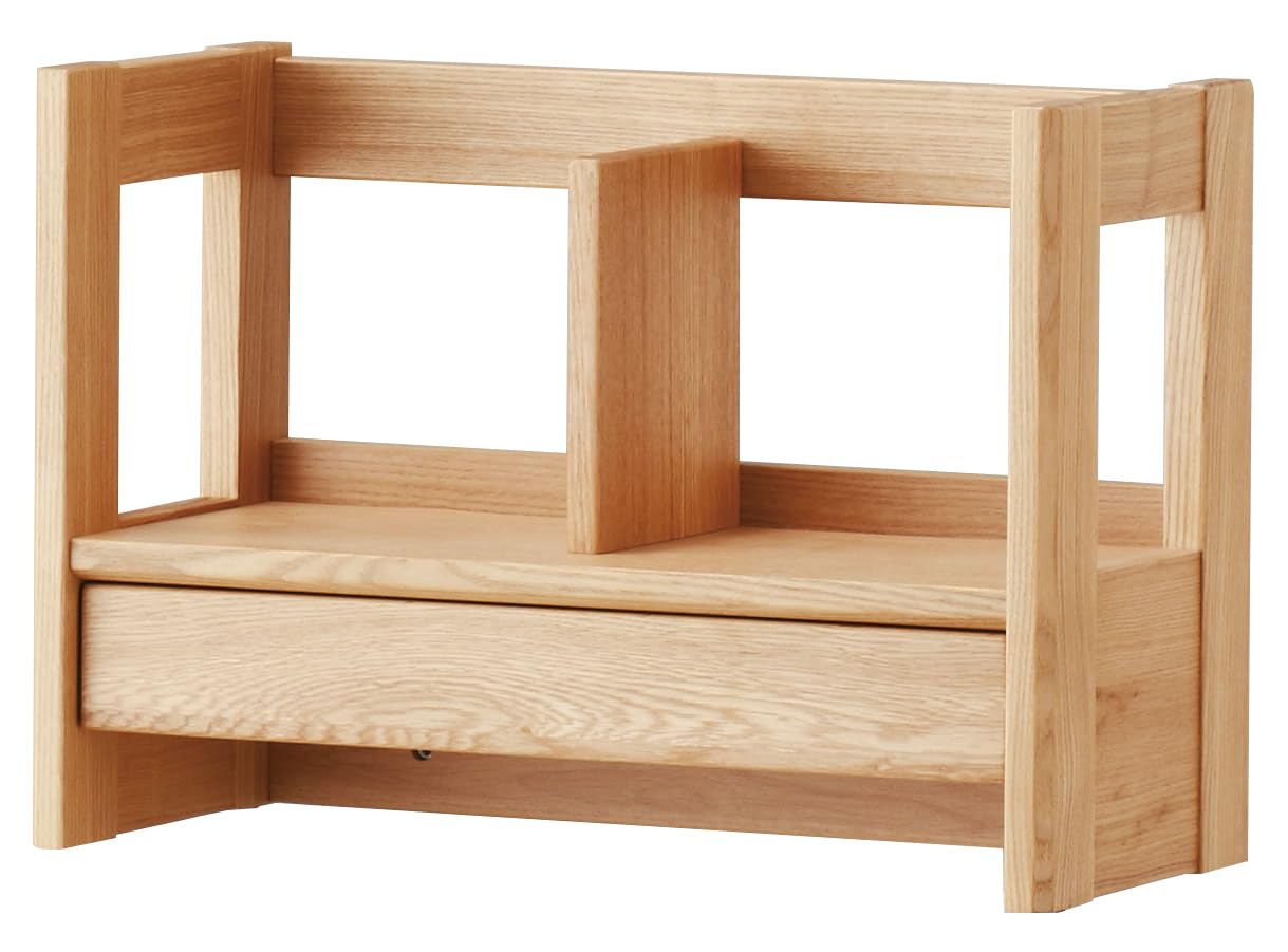 Koizumi Fanitec BDA-141MO Vino Bookstand, Size: W 17.7 x D 8.3 x H 12.6 inches (450 x 210 x 320 mm), MO Color, Milky Oak