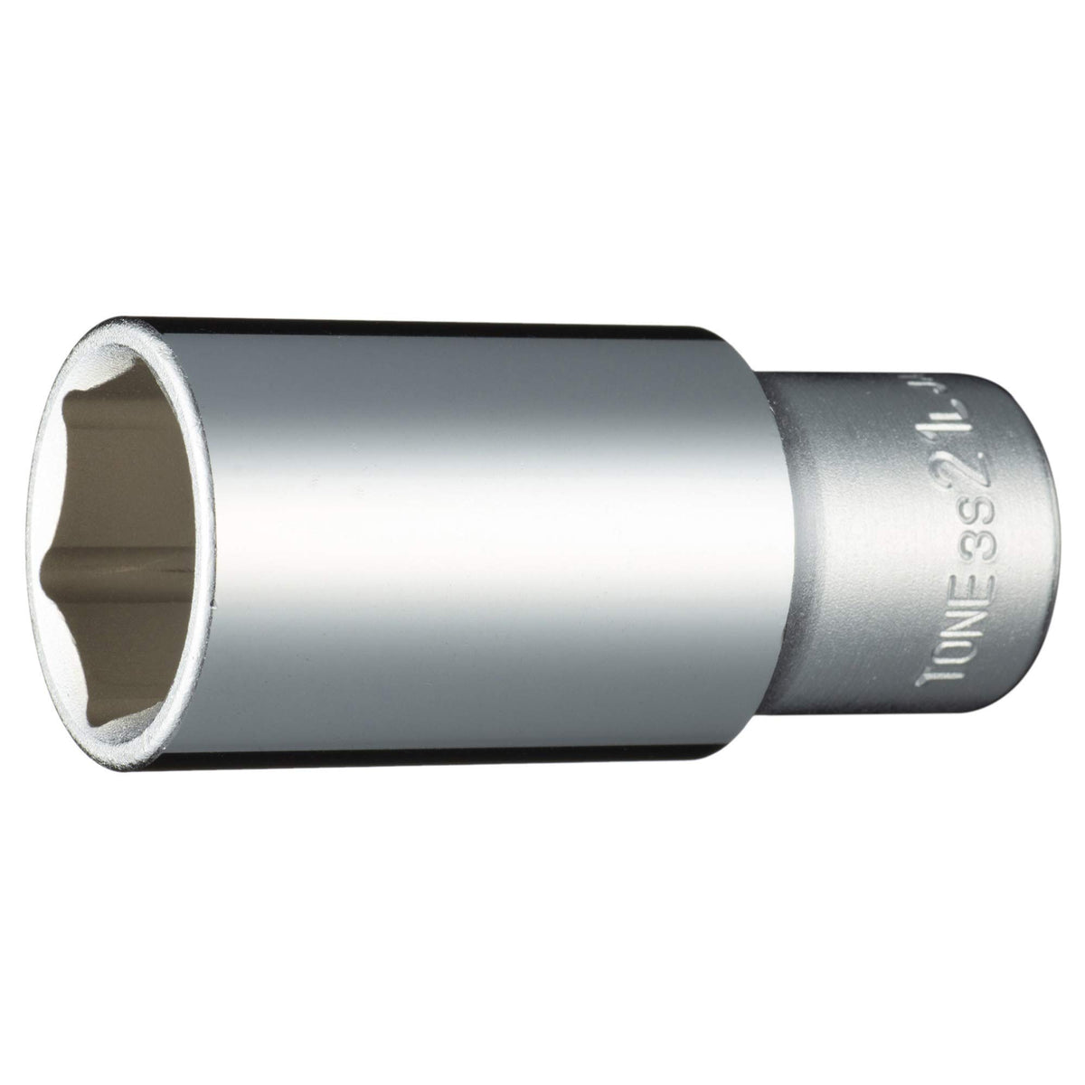TONE Deep Socket 6-Point 3S-21L 3/8" Inch Drive 21mm