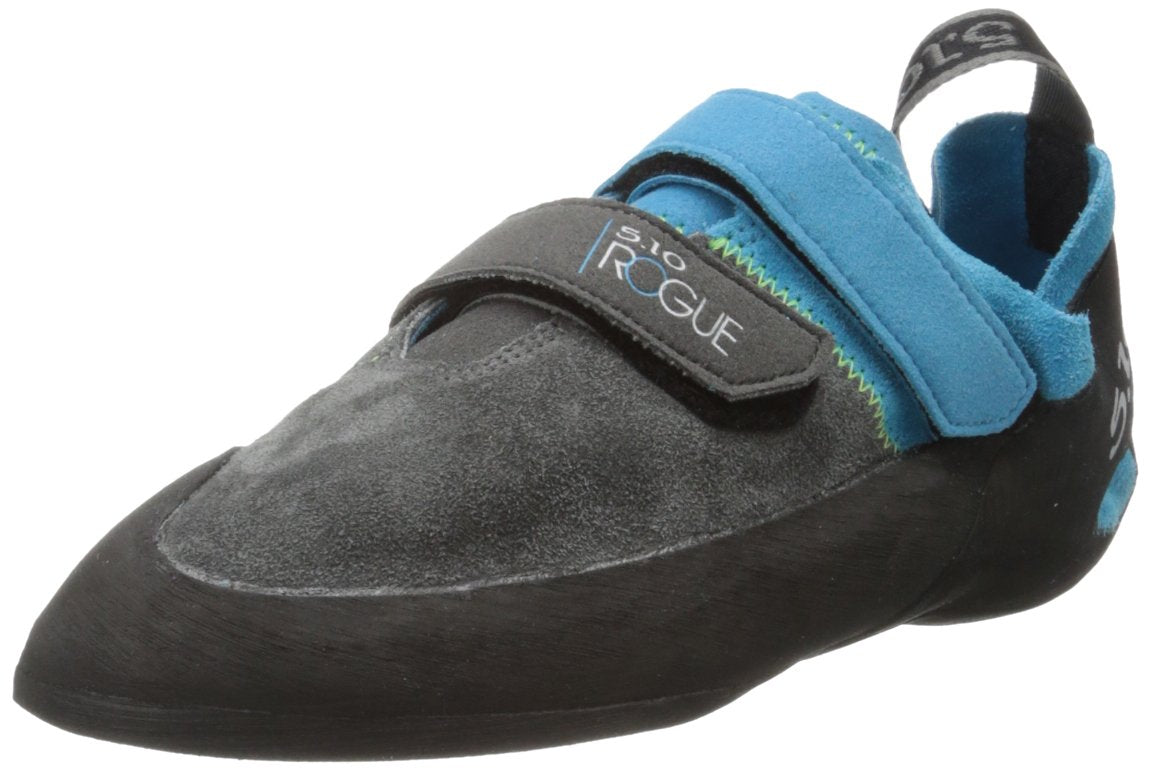 Five Ten Men's Rogue VCS Climbing Shoe,Neon Blue/Charcoal,7.5 M US