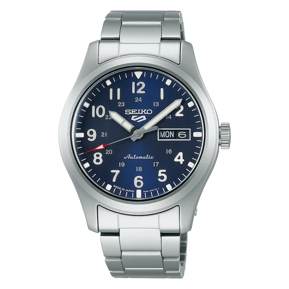 Seiko Watch Five Sports Field Men's Wristwatch, Dial: Blue, Sports Style