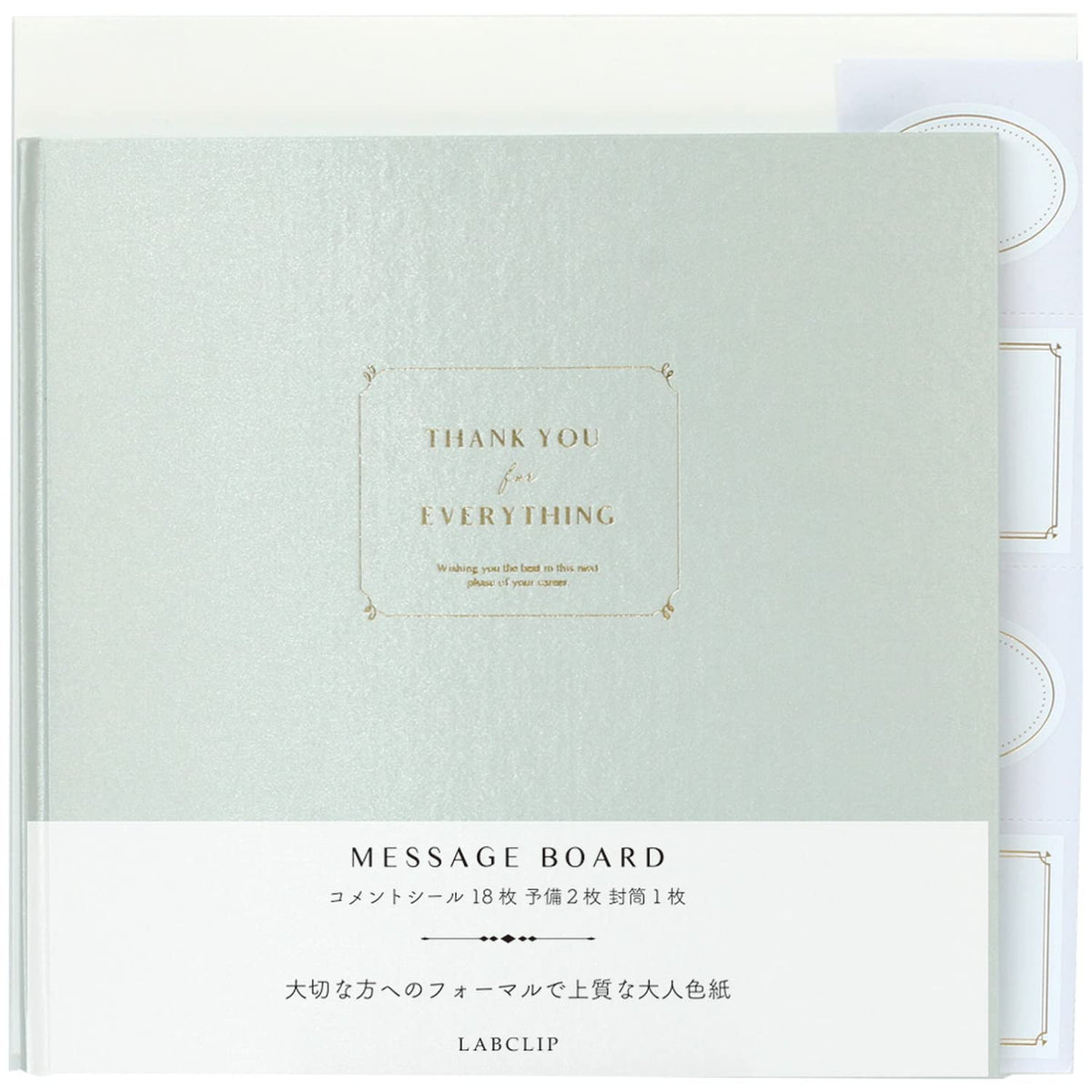 Lab Clip Colored Paper Message Board Shine Silver SCCD27-SV