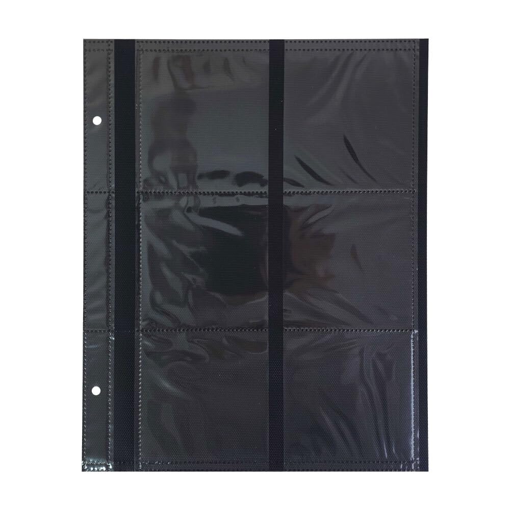 Nakabayashi WBA-6SQ-D10 WBA-6SQ Album Dedicated Replacement Card/Refill, Makikaku 2 Column, 3 Tiers