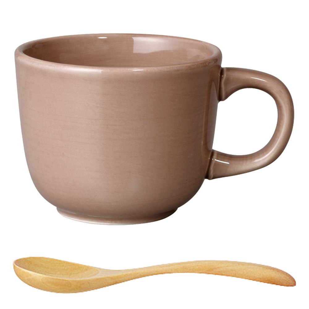 Kinto 21794 ORGANIC Soup Cup, 12.8 fl oz (380 ml), Brown
