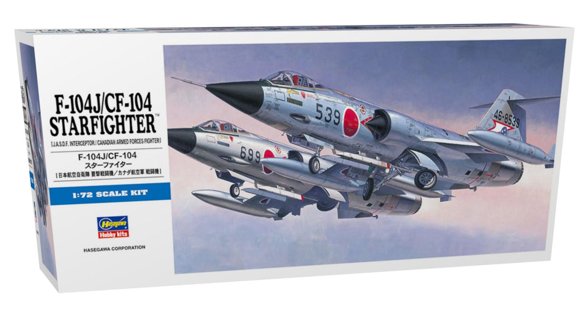 HASEGAWA 00446 1/72 F-104J/CF-104 Starfighter (JASDF/Canada)