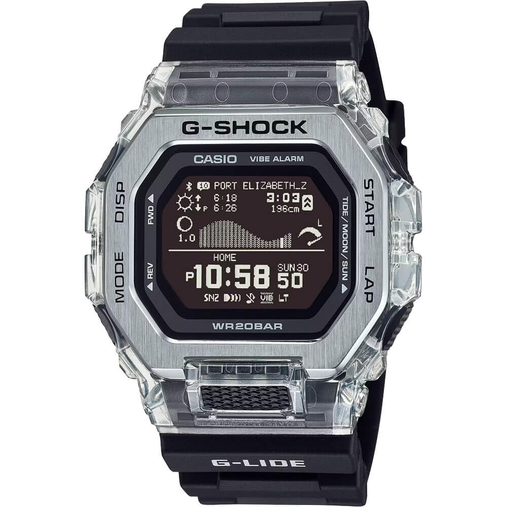 Casio G-Shock G-LIDE GBX-100 Series Digital Black Resin Watch 50.9mm - GBX100S-1