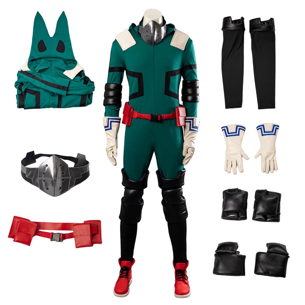 Cosfun Men's Costume Anime Cosplay Hero Costume Suit Upgraded Ver mp005614 (Large)