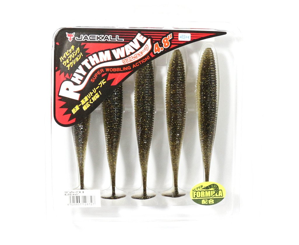 JACKALL Worm Rhythm Wave 4.8" Kinkro Shad