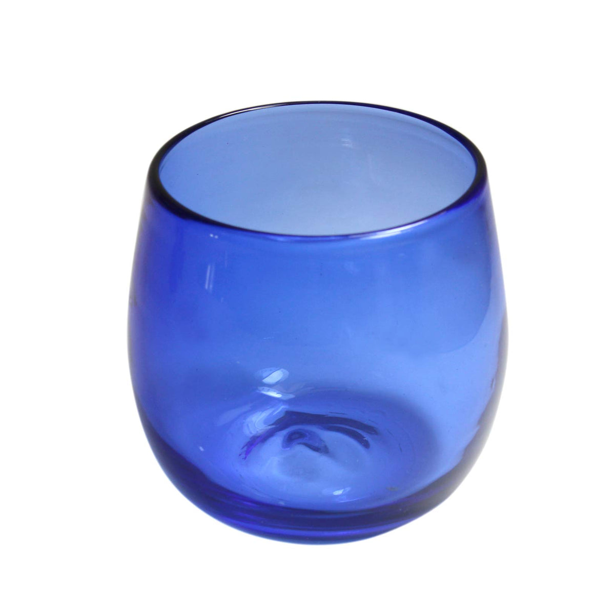 New Instagram Beautiful Ryukyu Style Handmade Taru Glass (Large) Blue