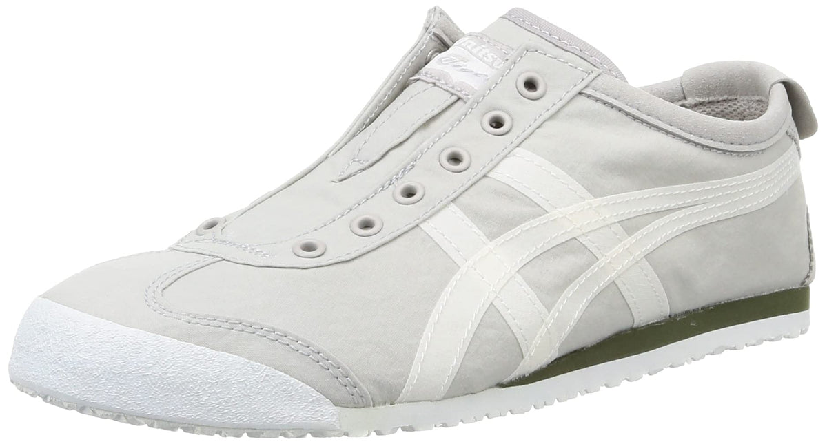 Onitsuka Tiger Mexico 66 Slip-ON 1183B603 Unisex Size (Oyster Grey/White, US Footwear Size System, Adult, Men, Numeric, Medium, 7.5)