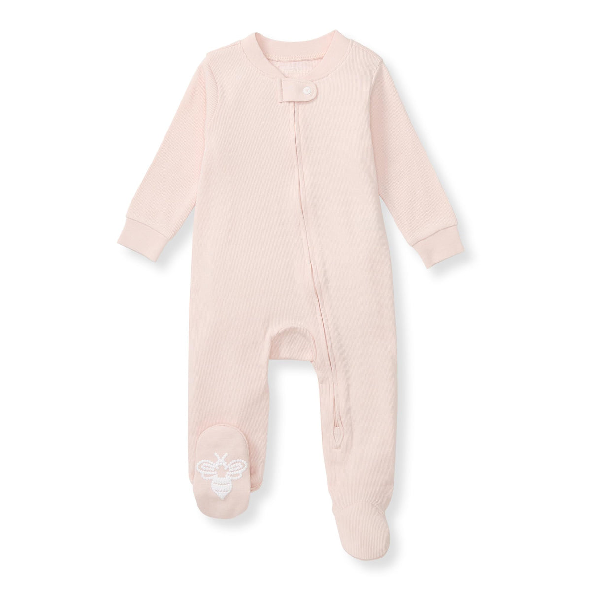 Burt's Bees Baby Girls' Organic Cotton, Sleep and Play Footed Pajamas