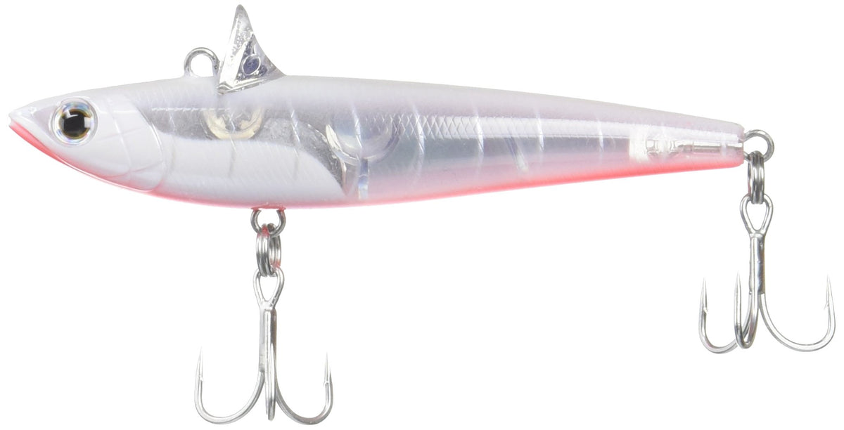Tacklehouse R.D.C Vibration Rolling Bait, 3.0 inches (77 mm), 0.5 oz (15 g), PP Pearl White/Red Berry P03 RB77-P03 Lure