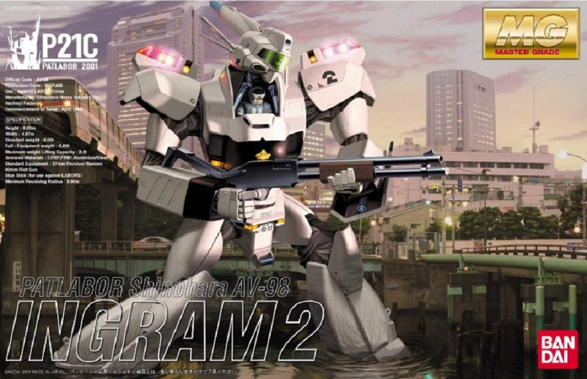 Bandai Hobby Ingram 2 "Patlabor, Bandai Master Grade Action Figure