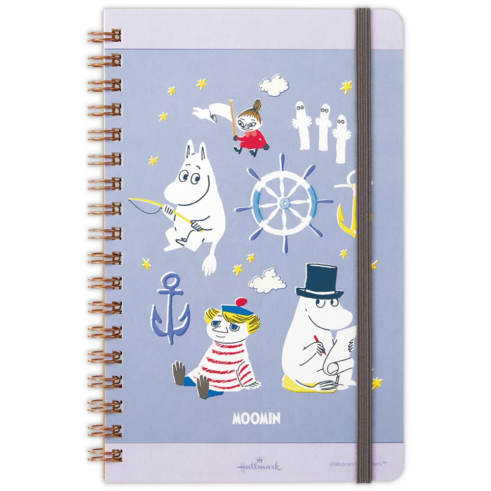 Hallmark Moomin Notebook Ring Notebook, Blue 843526