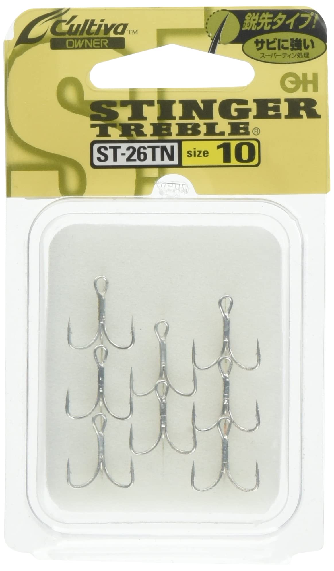 Owner ST26TN Triple Hook Stinger Triple Hook No. 10 11684