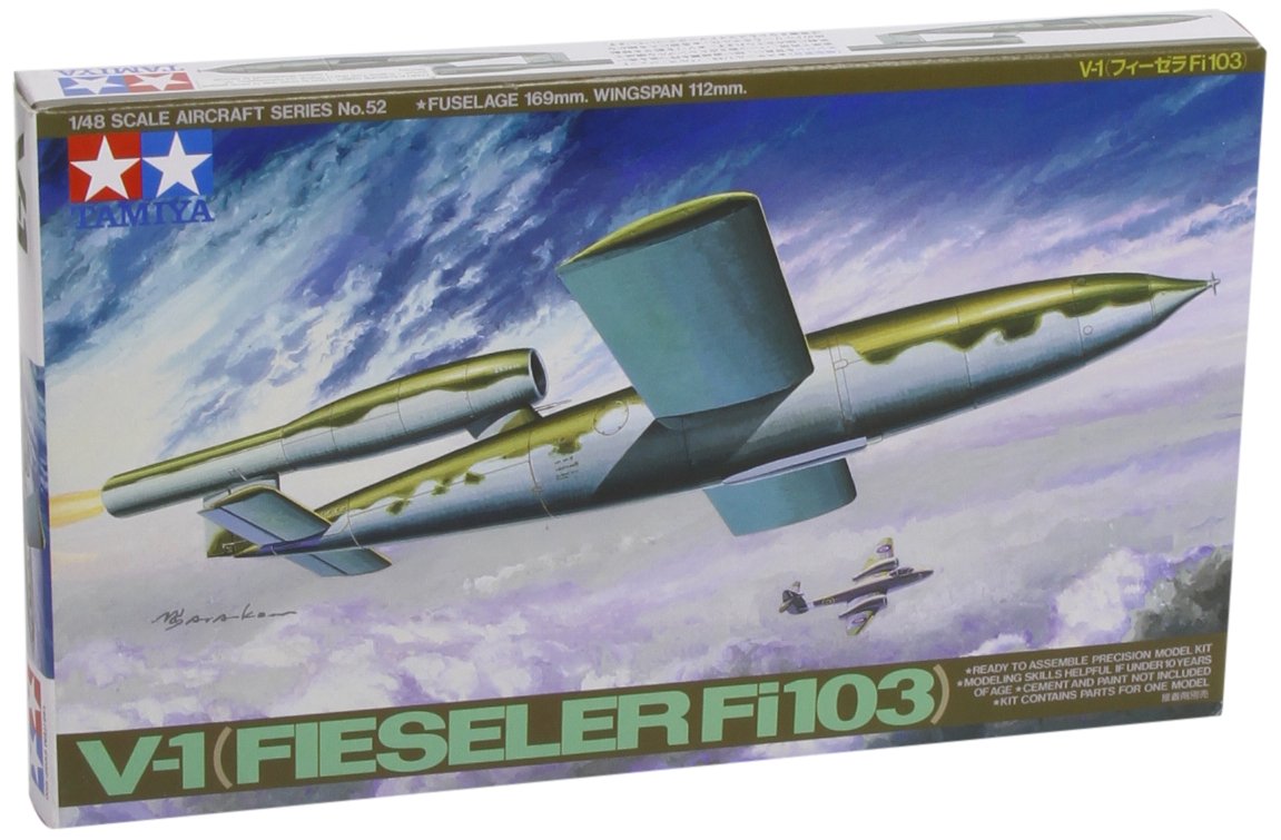 Tamiya 300061052 – 1:48 WWII German V-1 Fiseler FI103