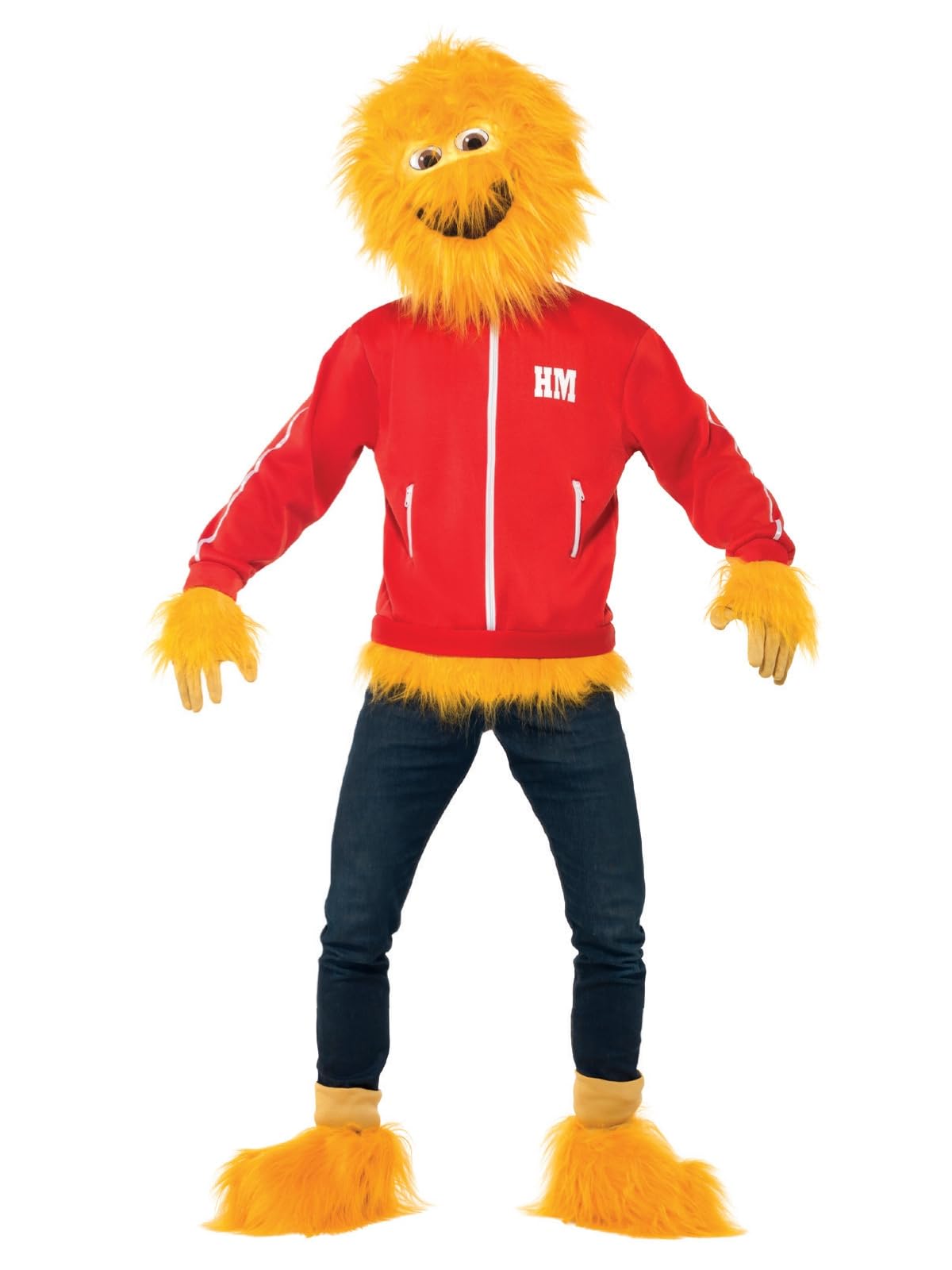 Smiffys Men's Super Trooper Costume, Shirt and Pants, 70 Disco, Serious Fun, Size M, 33496 Yellow