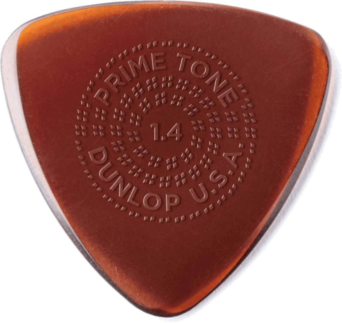 Jim Dunlop Primetone® Small Triangle Grip Pick 1.4MM - 12 Pack