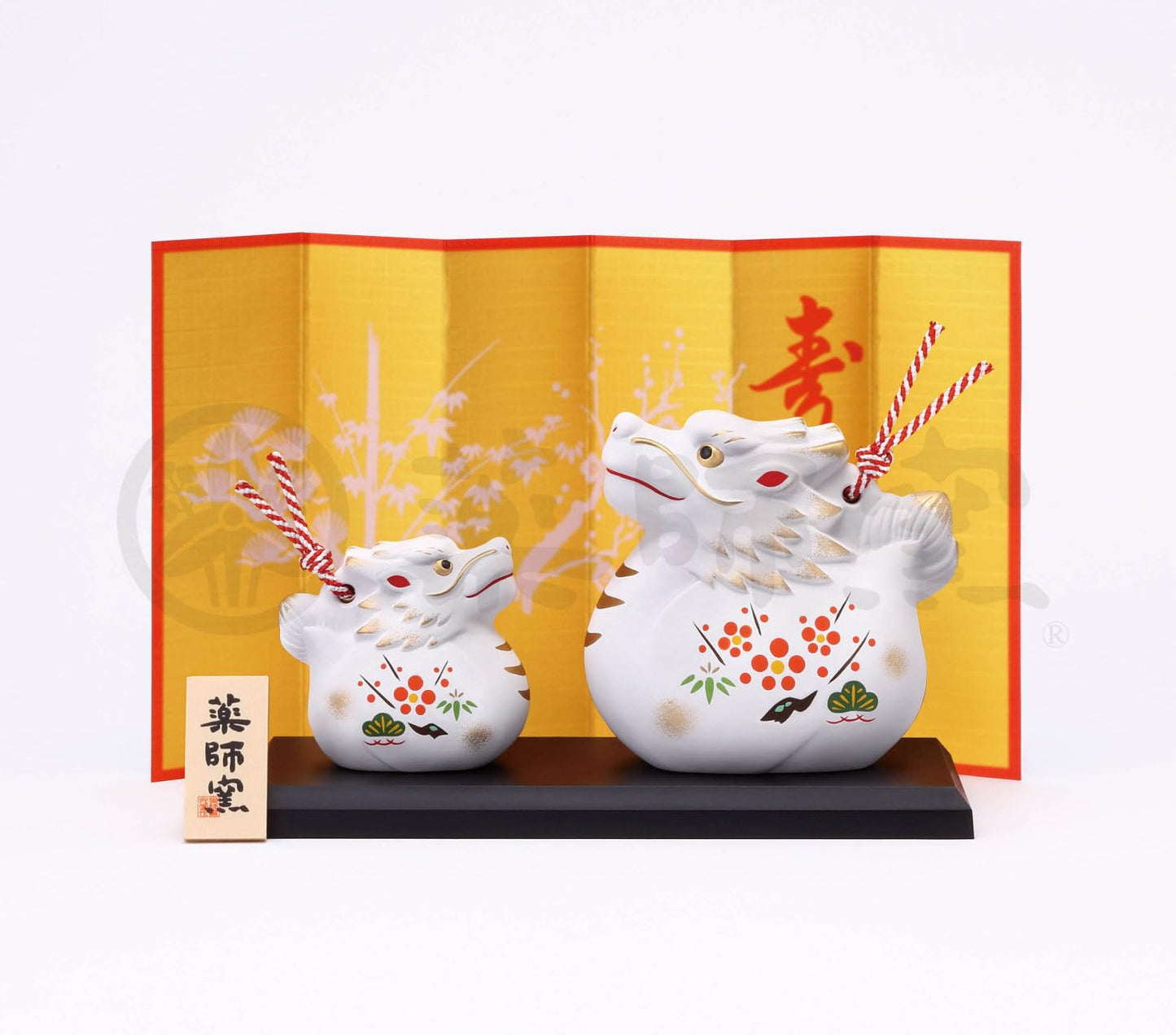 Yakushigama Nishikisai Shofuku Juzatsu Tatsu Dochin Bell (62), Zodiac Sign, 2024, New Year, Figurine, Interior, Lucky Charm