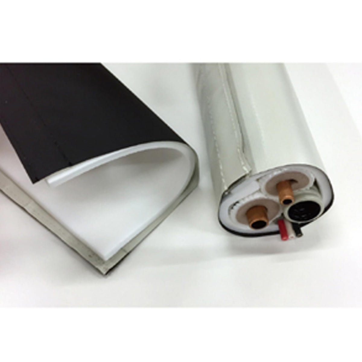 Jefcom AL-DWC-1002-IV Insulation Wrap Cover, 0.2 x 78.7 inches (5 x 2,000 mm), Free Cut, No Condensation