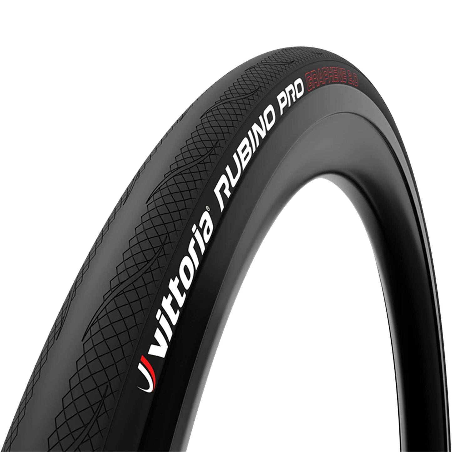 Vittoria Rubino Pro IV Graphene 2.0 - Performance Road Bike Tire - Foldable Bicycle Tires (650x23c, Full Black)