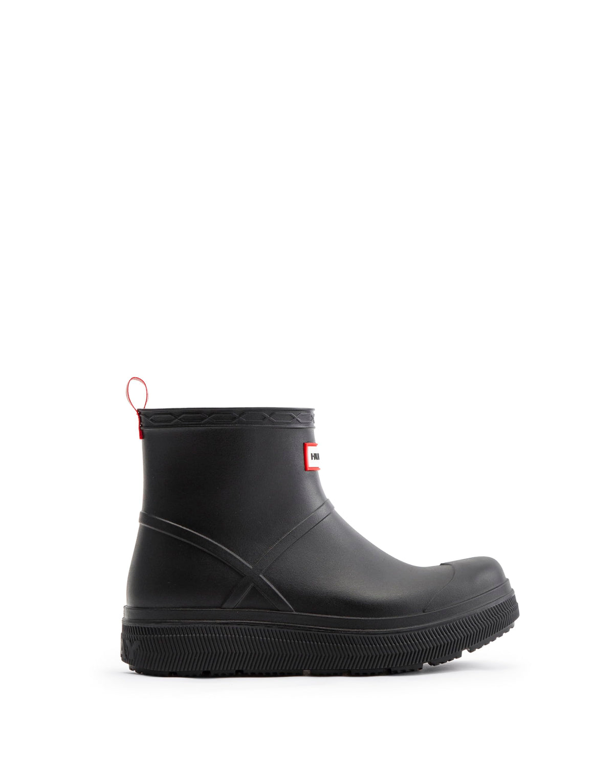 HUNTER(ハンター) Women's Flat Rain Shoe, Black, 25.0 cm
