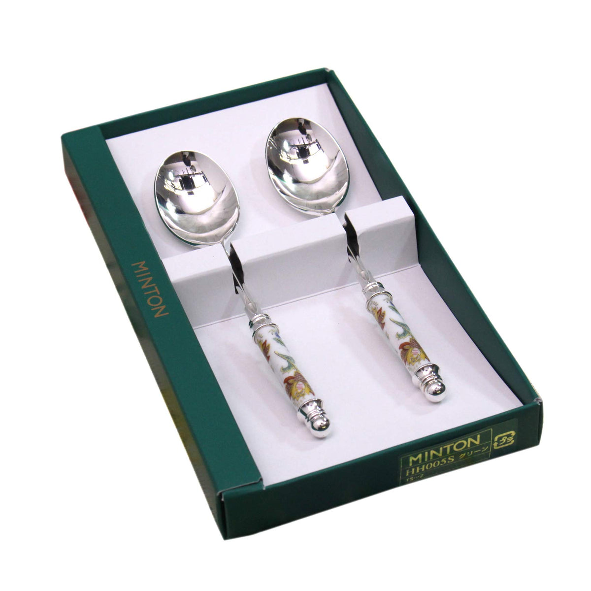 Castle Enterprise (Minton) Haddon Hall Tea Spoon, Set of 2, Made in Japan, Gift Packaging