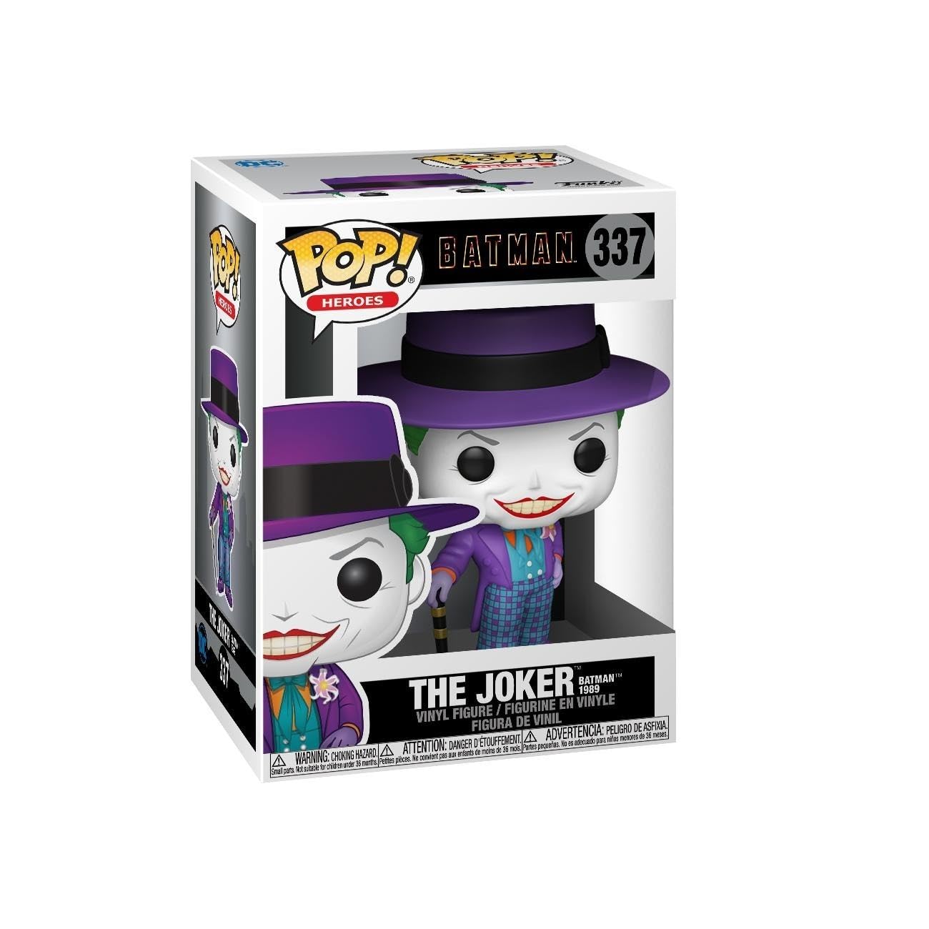 Funko POP! Heroes: DC Comics Batman 1989 - The Joker (1 in 6 Chase Chance)