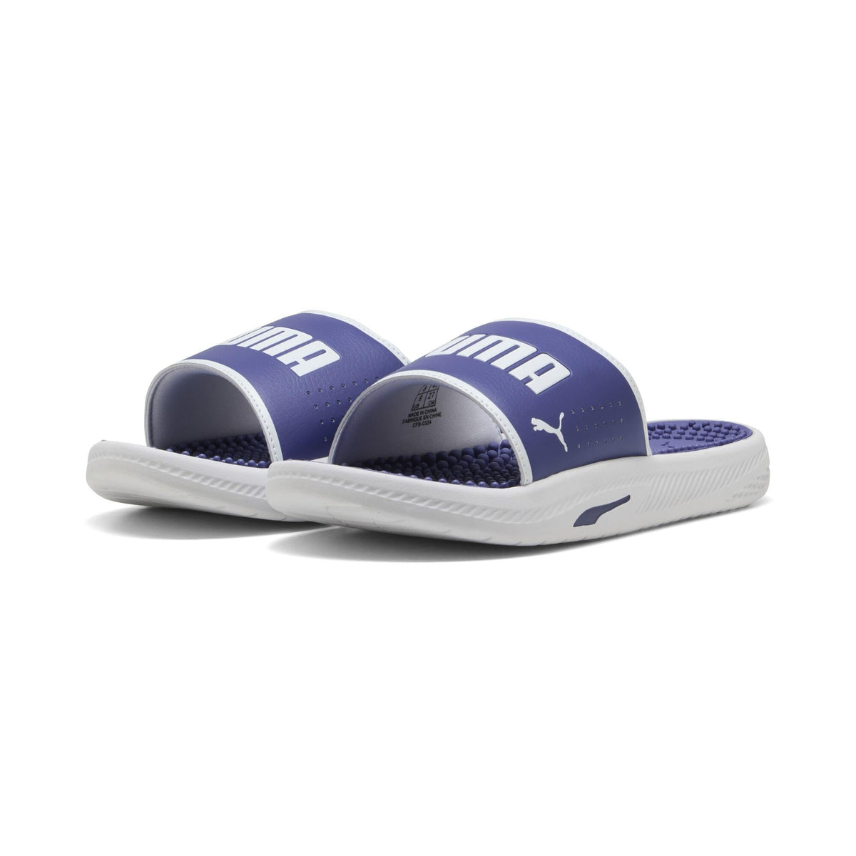 PUMA(プーマ) Men's Sandal, 25 Spring Summer Color Blue Crystal/Puma White (09), 27.0 cm