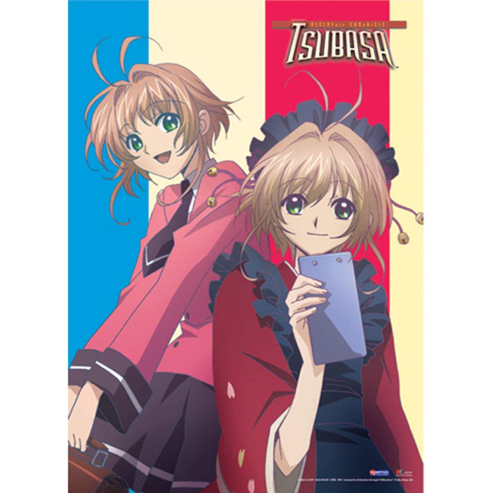 Great Eastern Entertainment Tsubasa Sakura Duo Wall Scroll, 33 by 44-Inch