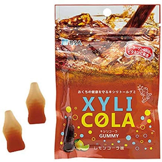 Xylitol gummy Kishirikora lemon cola taste 1 bag