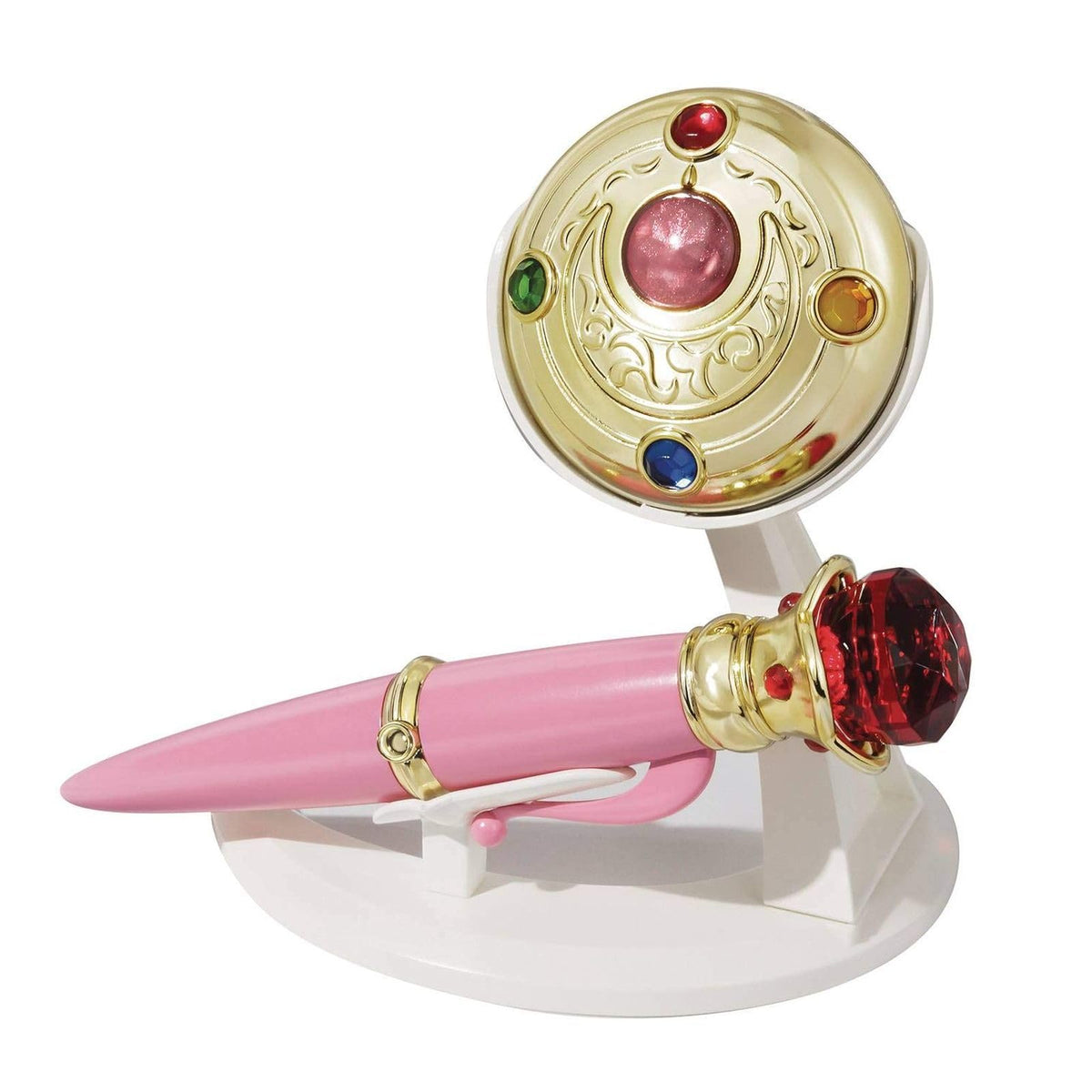 TAMASHII NATIONS - Sailor Moon - Transformation Brooch & Disguise Pen Set -Brilliant Color Edition-, Bandai Spirits PROPLICA