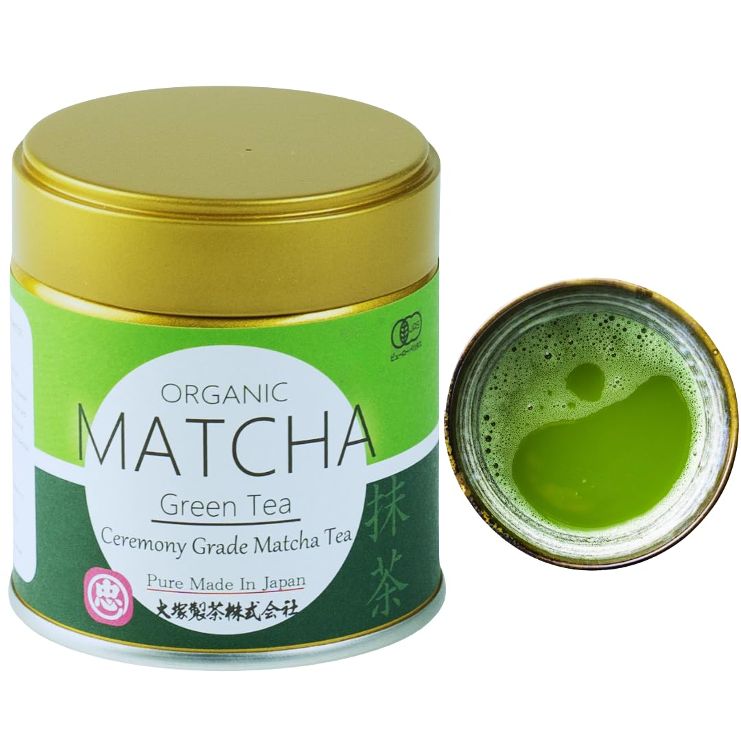 Otsuka Green Tea Co - Ceromonial Grade Matcha Powder - First harvest matcha - Made In Japan - Japanese Matcha Powder (Small - 30g)