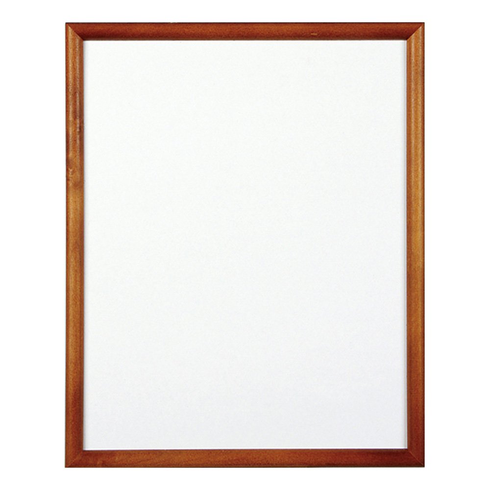 アートプリントジャパン A.P.J. D-Shaped Frame, 20 Square Size (7.9 x 7.9 inches (200 x 200 mm), Teak