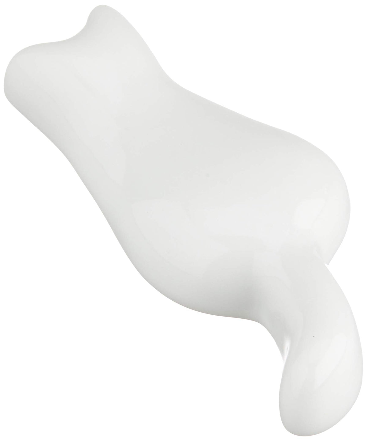 Arita Ware 10276 Chopsticks Rest, Cat, White, 2.4 inches (6 cm)