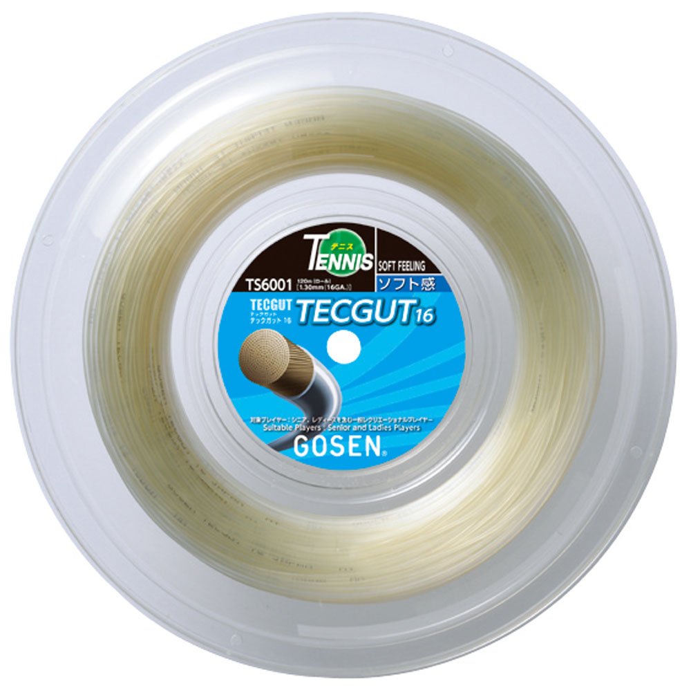 GOSEN Tech Got 16 roll 120m (for tennis) White TS6001W